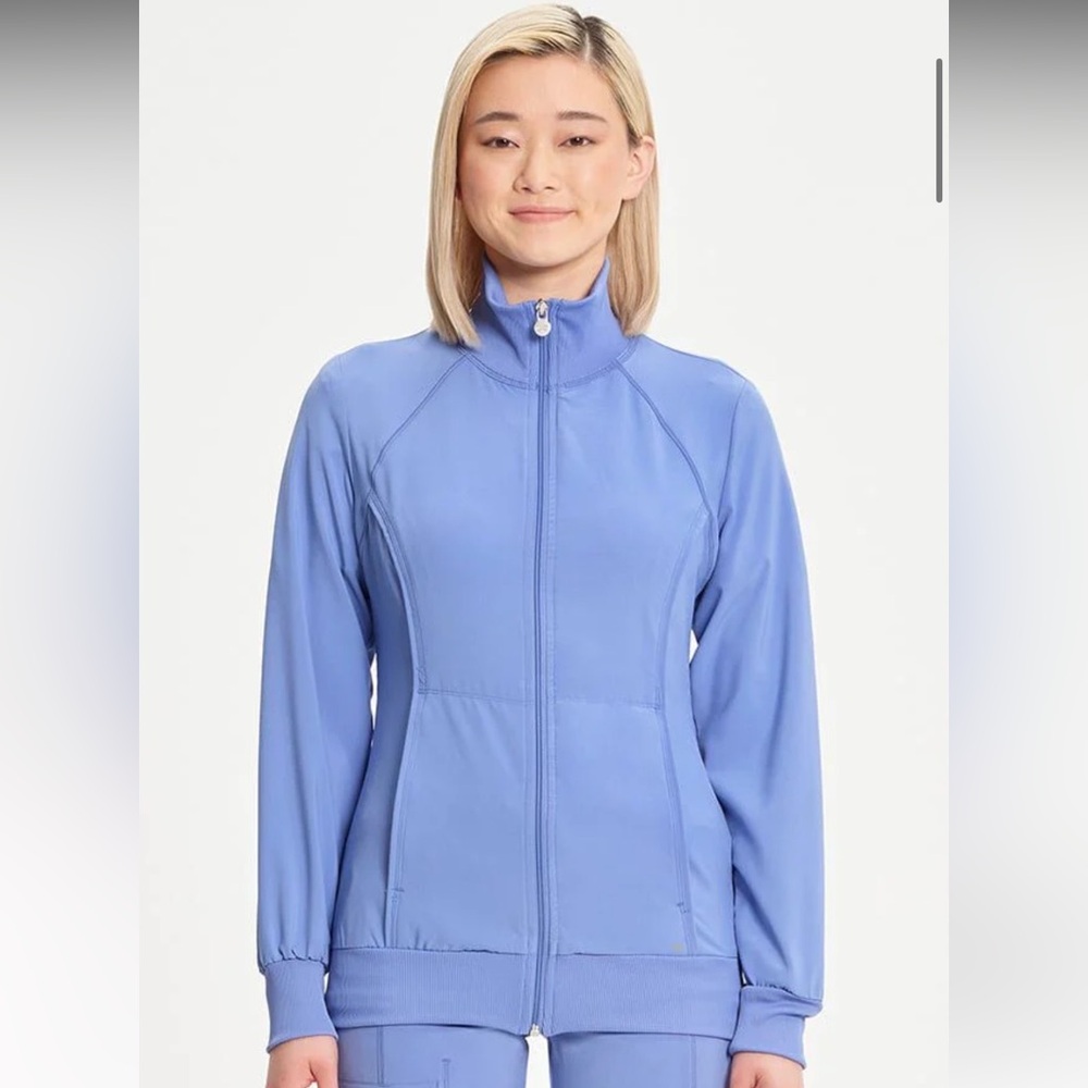Women’s Cherokee Infinity Scrub Jacket Ciel Blue